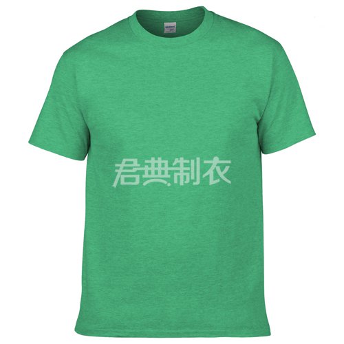 草绿色纯棉文化衫