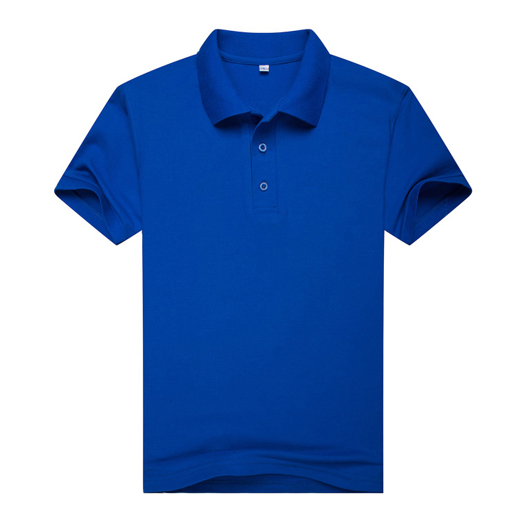 宝蓝色T恤衫,短袖宝蓝色T恤衫定制款式