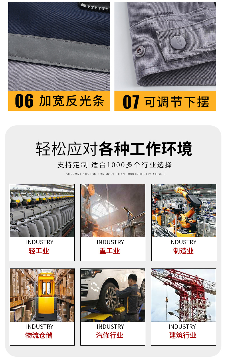 涤棉工作服套装09